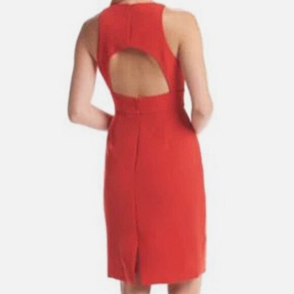 Calvin Klein Dresses & Skirts - Calvin Klein Vibrant Red Backless Dress, size 10
